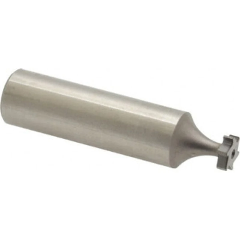 Made in USA ANSI 302-1/2 (Old Std # 207) 5/16 Cut Diam, 3/32 Cut Width, 1/2 Shank, Straight-Tooth Woodruff Keyseat Cu...